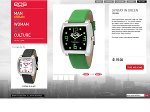 EOS NEW YORK SYNTAX Watch in Green